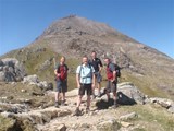 A photo of the Aaron Wallis team going on a hike