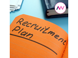 A graphic image displaying a recruitment plan