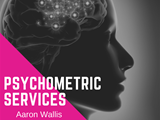 A graphic image displaying Aaron Wallis psychometric services