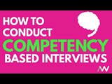 A thumbnail displaying how to conduct competency based interviews