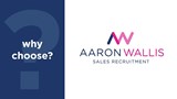 A graphic image displaying why Aaron Wallis Sales Recruitment is chosen as your recruitment partner