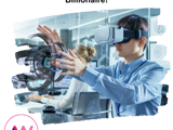 An image displaying an teenager studying engineering to become a billionaire.