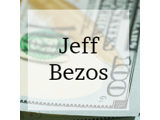 A graphic logo displaying Jeff Bezos