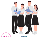 Graphic of University Students