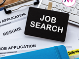 A graphic image displaying job searching