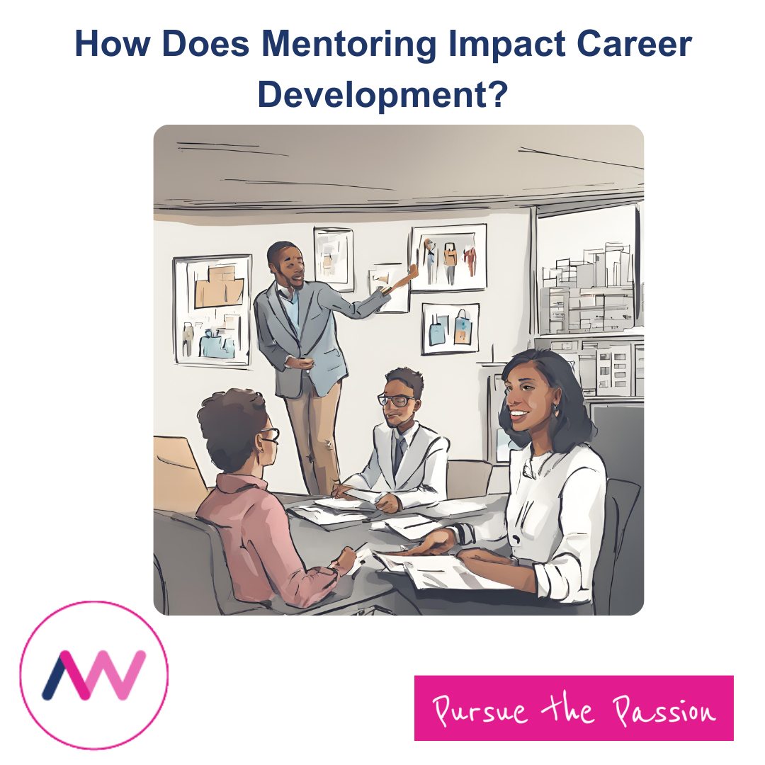 An AI image of a group mentoring session