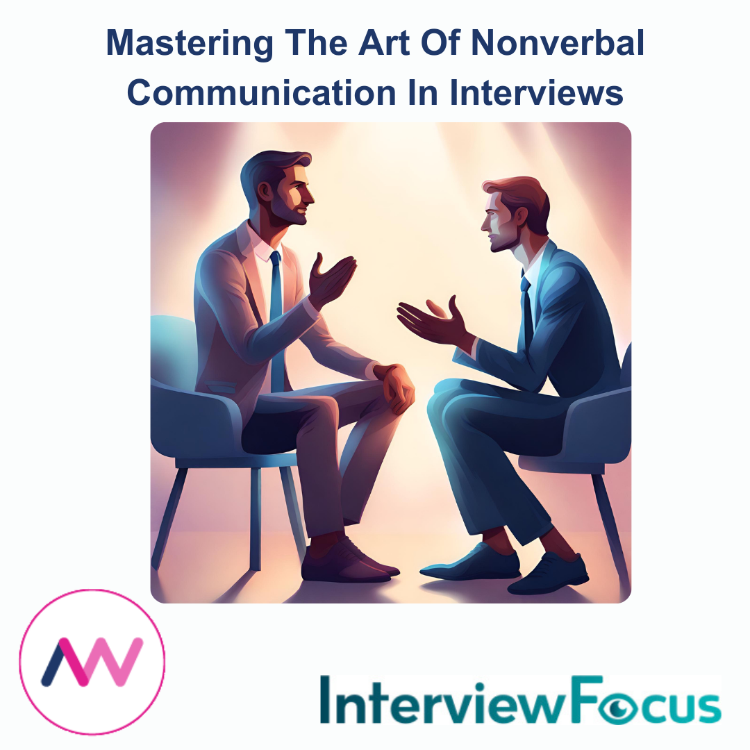 Graphic of two people demonstrating body language