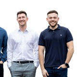 A photo of George, Sam and Tom, Aaron Wallis Sales Recruitment