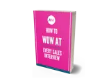 How to Wow at Every Sales Interview paperback book cover by Aaron Wallis Sales Recruitment