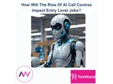 Image of a robot in a call centre environment