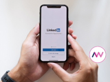 A graphic image displaying social networks and job searching