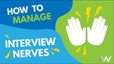 A thumbnail displaying how to manage interview nerves