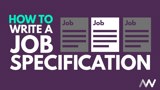 A thumbnail displaying how to write a job specification