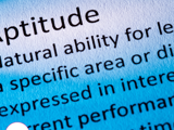 Photo of the dictionary definition of Aptitude