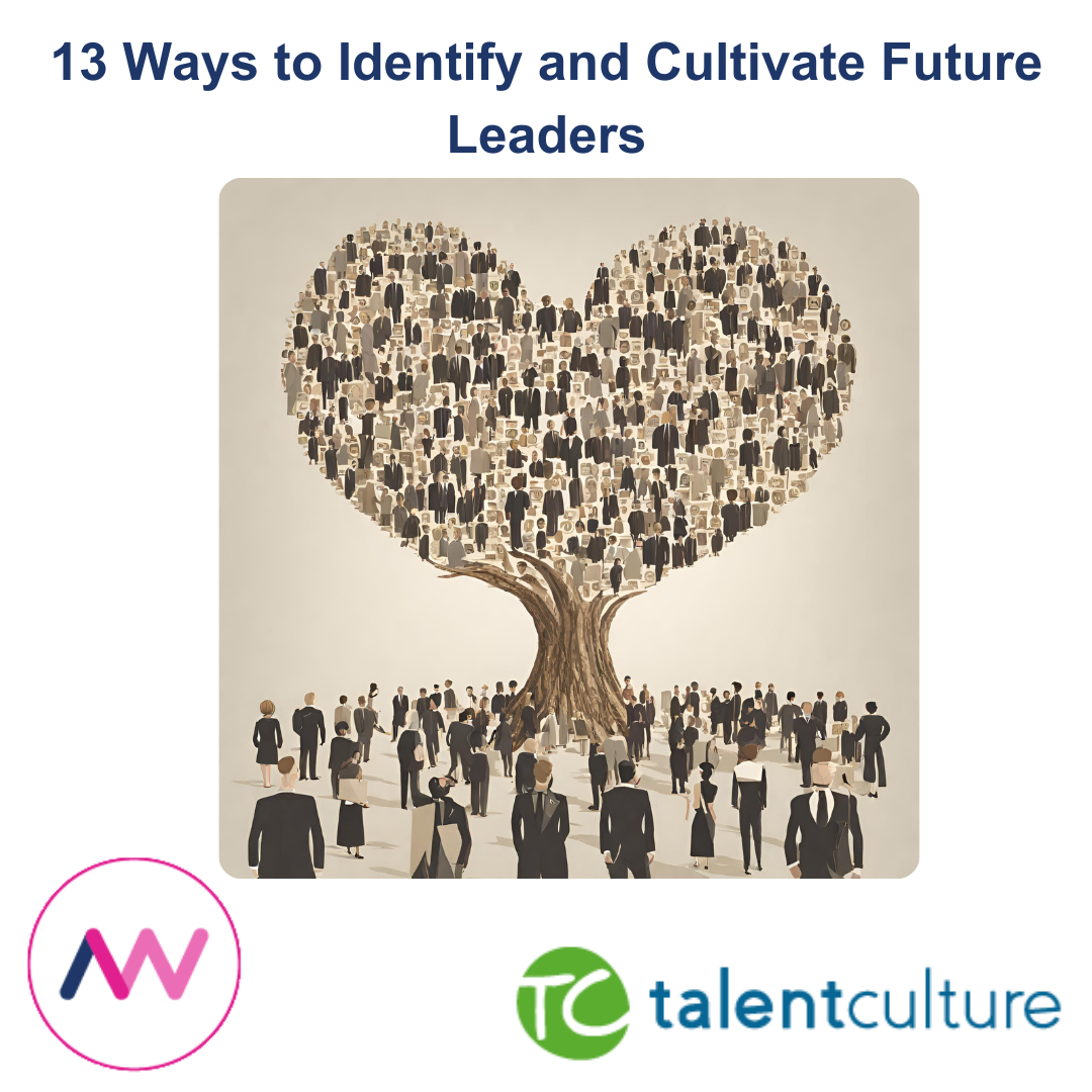 A picture of people looking at a tree that is made of people in the shape of a heart