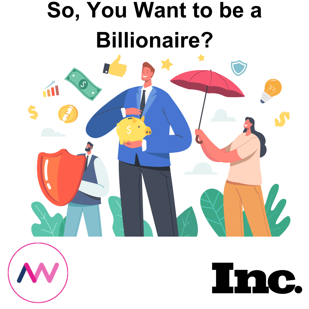 Graphic of a billionnaire