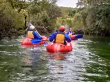 A photo of the Aaron Wallis team kayaking