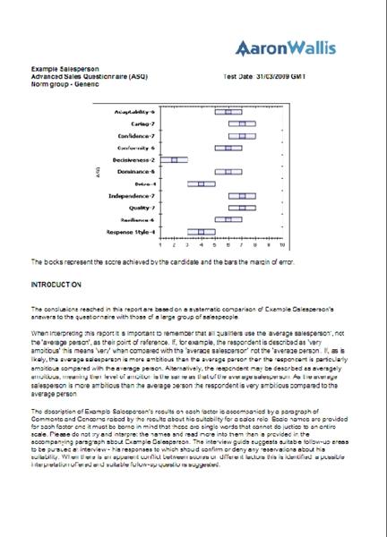 Example ASQ